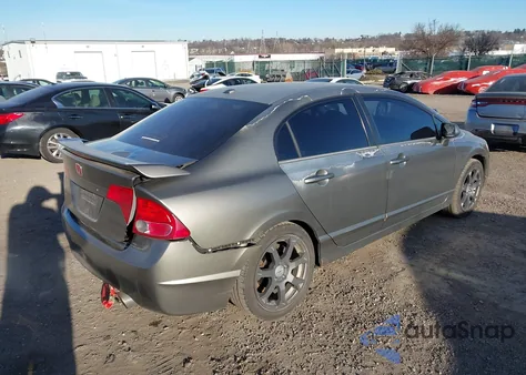 2007 Honda Civic Si из США, поврежденный, VIN 2HGFA55547H703522